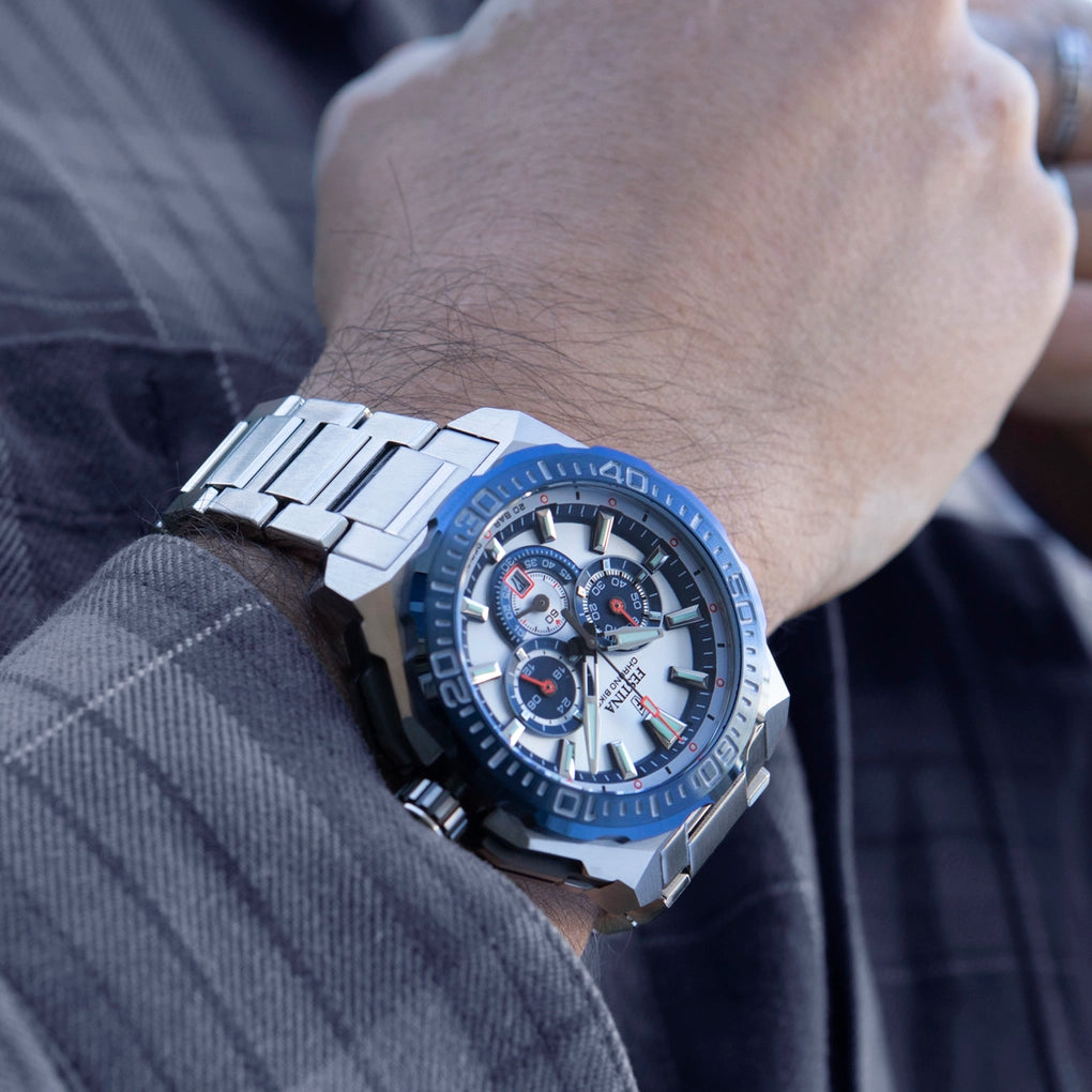 FESTINA HERRENARMBANDUHR CHRONO BIKE F20724/1 SILBERFARBENES STAHLARMBAND(Kopie)