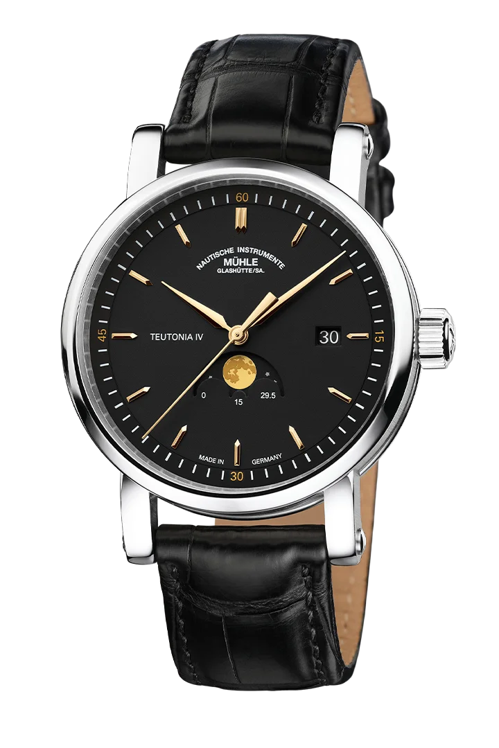 Mühle Glashütte Teutonia IV Mondphase M1-44-03-LB