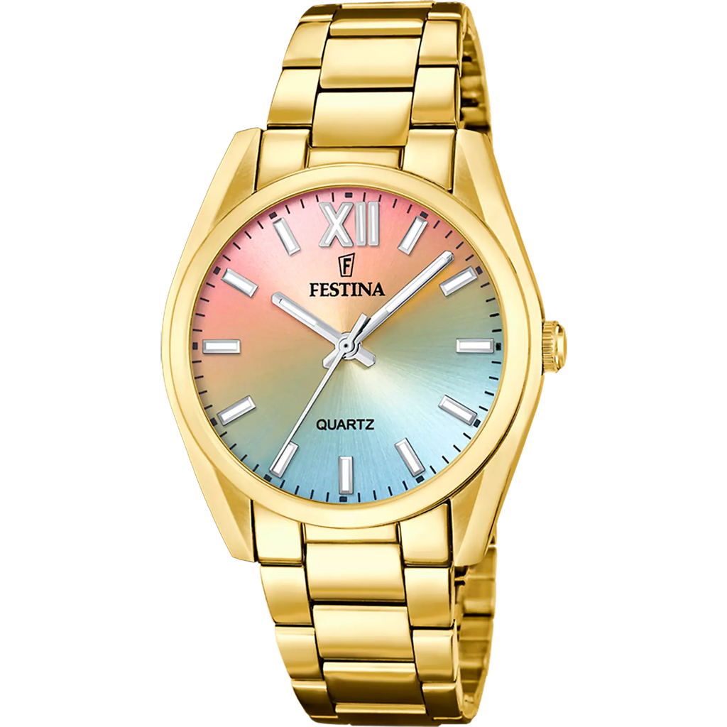 FESTINA DAMEN UHR F20640 EDELSTAHL ARMBAND