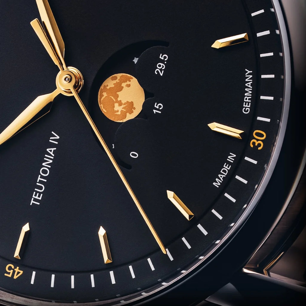 Mühle Glashütte Teutonia IV Mondphase M1-44-03-LB