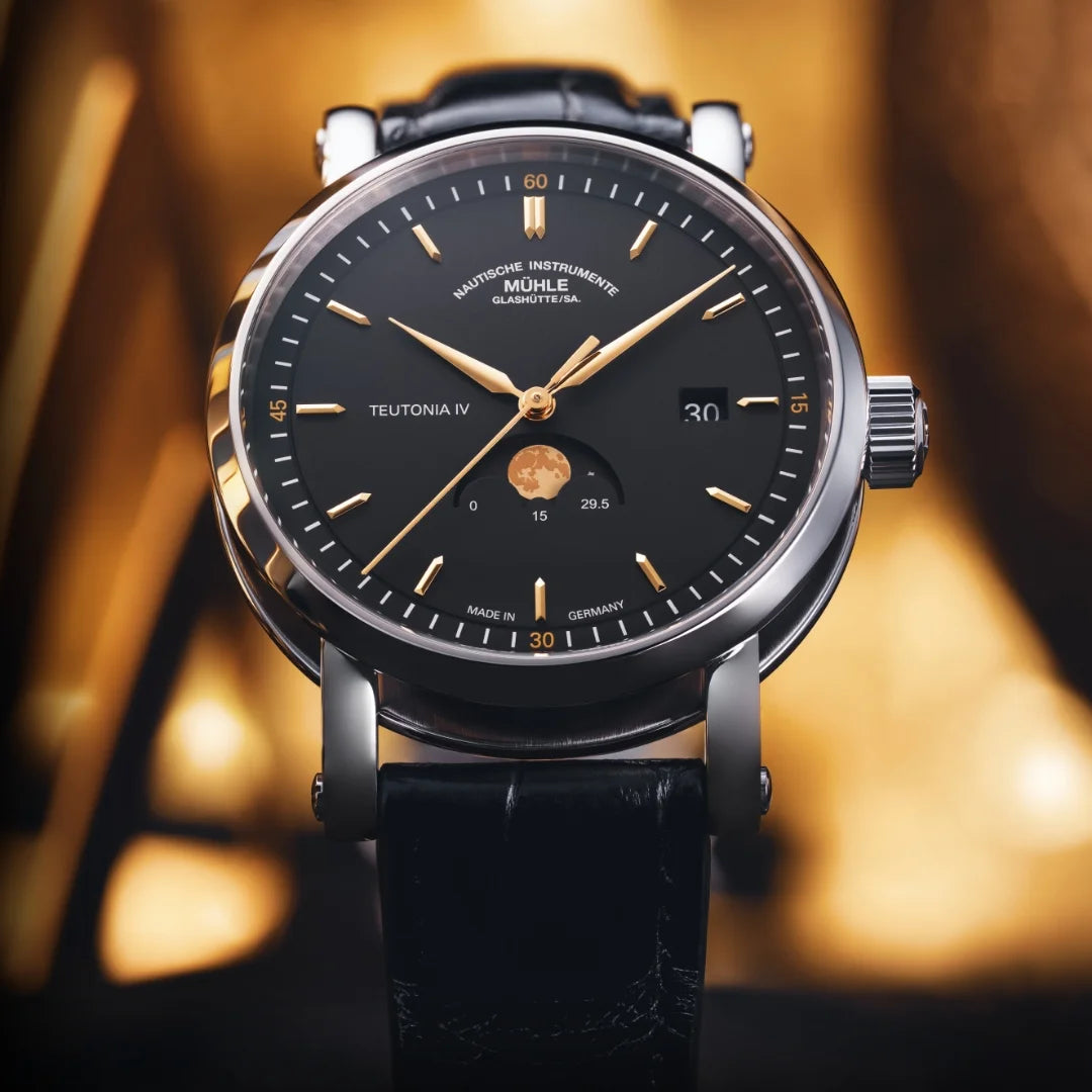 Mühle Glashütte Teutonia IV Mondphase M1-44-03-LB