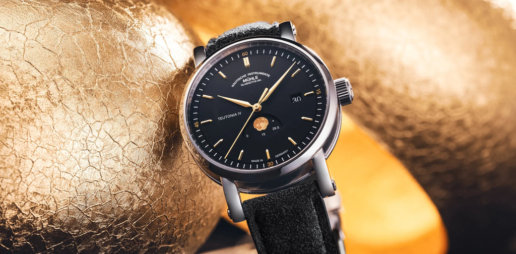 Mühle Glashütte Teutonia IV Mondphase M1-44-03-LB
